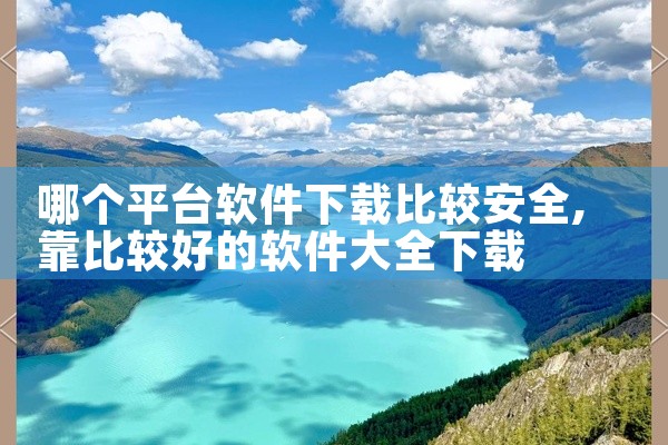 哪个平台软件下载比较安全